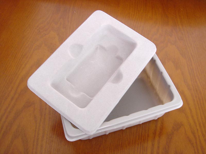 50丝灰色PS植绒手机吸塑盒